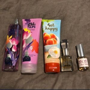 Bath and Body Works Lotion and Spray/Perfume Set